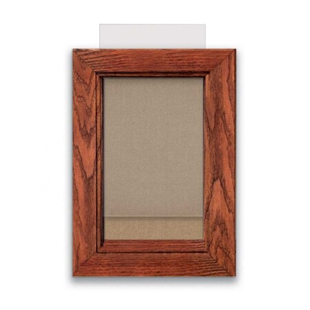 United Visual Products Indoor Enclosed Combo Board, 72"x36", Black Frame/Burgundy & Pumice UVCB7236B-BURGUN-PUMICE